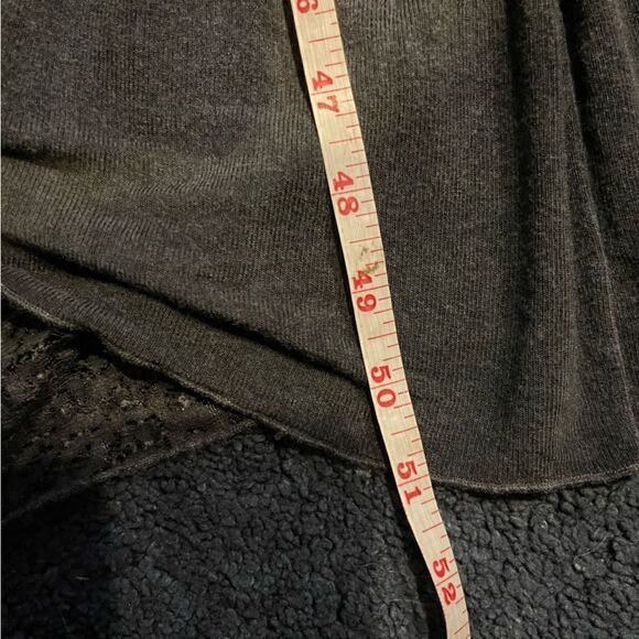 Saga Tiered Dress/Skirt SM/MED Gray Italy Made Lagenlook Silk Blend Minimalist - Picture 10 of 11